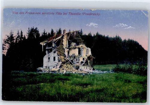 Thiaville-sur-Meurthe 1916 Feldpost WK I Kgl. Ersatz-Inftr.Regt. 23 3. Komp.