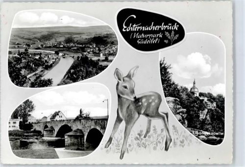Echternacherbrück Brücke Reh Liboriuskapelle