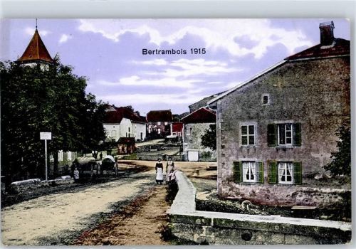 Bertrambois 1916 Feldpost WK I 58. Inf.Div.