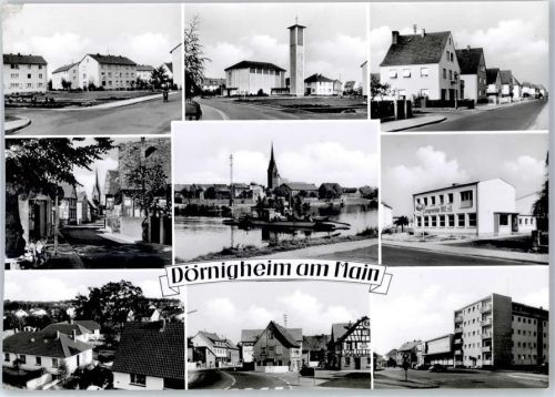 63477 W6457 Dörnigheim - Kirche Straße Main