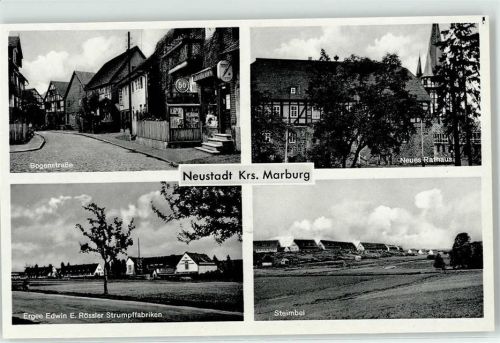 Neustadt Bogenstrasse Rathaus Strumpffabriken