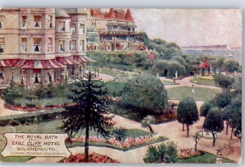 Bournemouth Künstlerkarte Royal Bath East Cliff Hotel
