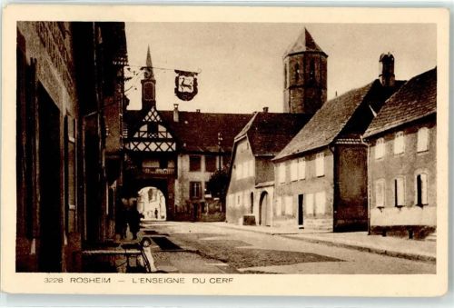 Rosheim L Enseigne du Cerf