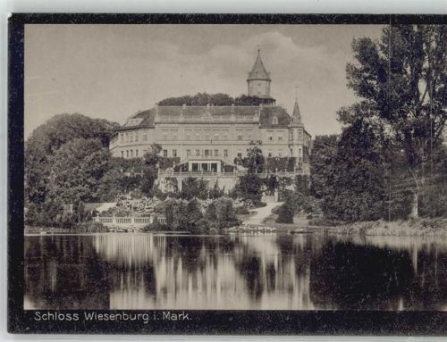Wiesenburg 1915 Schloss Wiesenburg