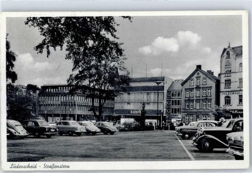Lüdenscheid Strassenstern Geschäft Parkplatz