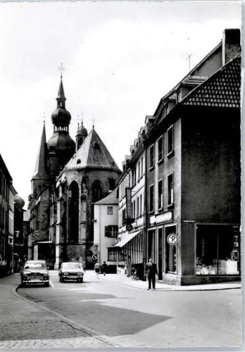 St. Wendel Dom Hauptstraße Autos