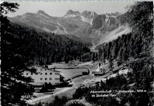 Telfes Gasthaus Alpenwirtschaft Schlickeralpe Kapelle