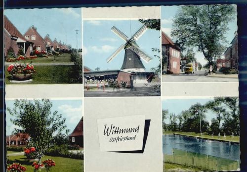 Wittmund Schwimmbad Windmühle Wohnsiedlung