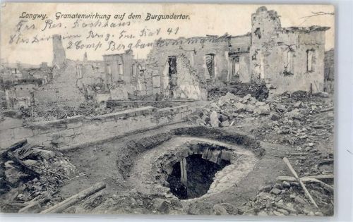 Longwy Granatenwirkung auf dem Burgundertor