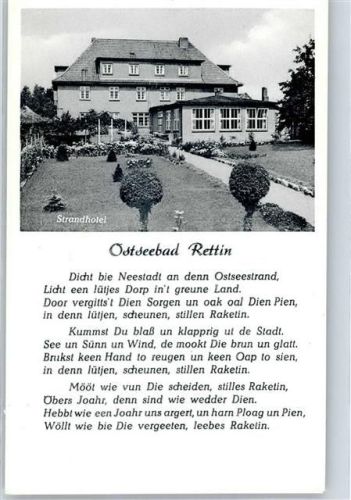 23730 W2430 Rettin - Blick vom Strand Hotel Raketin