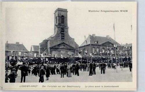 Longwy Westlicher kriegsschauplatz 1914/18 Kirche