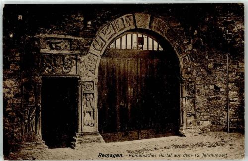 Remagen Romanisches Portal 12. Jahrhundert