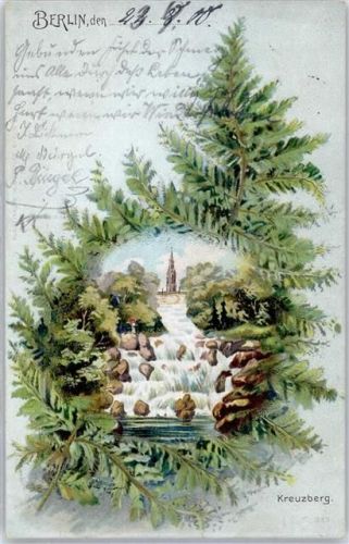 Kreuzberg 1900 Wasserfall