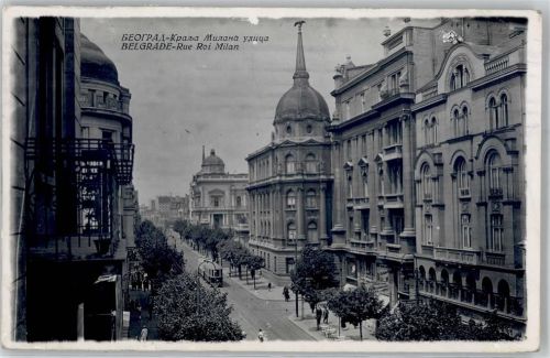 Beograd Straßenbahn Milanstraße