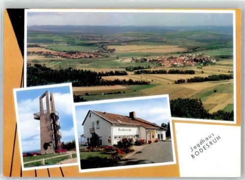 Heringen Jagdhaus Bodesruh Gasthaus Aussichtsturm