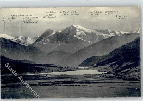 36050 Bolzano Vicentino - Bergkette mit Schrötterhorn Königspitze Schneeglocke