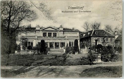 Düsseldorf 1907 Malkasten Goethehaus