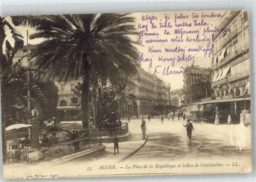 Laval-Atger 1908 La Place de la Republique et la Rue de Constantine