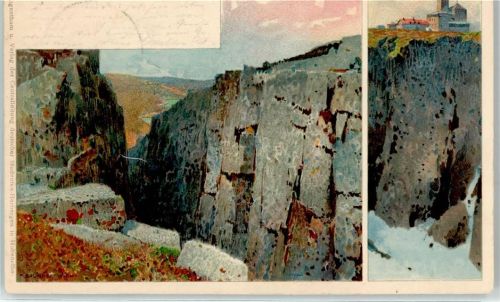1903 Künstlerkarte Baude sign. F. Brunner
