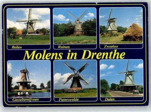 Dalen Windmühle Beilen Ruinen Zweeloo