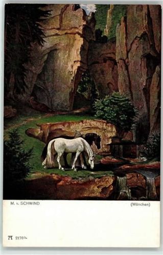 von Schwind, M. Pferd Ackermann Kunstverlag 2170