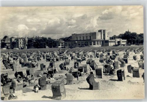 Warnemünde Strand Strandkorb Dünen