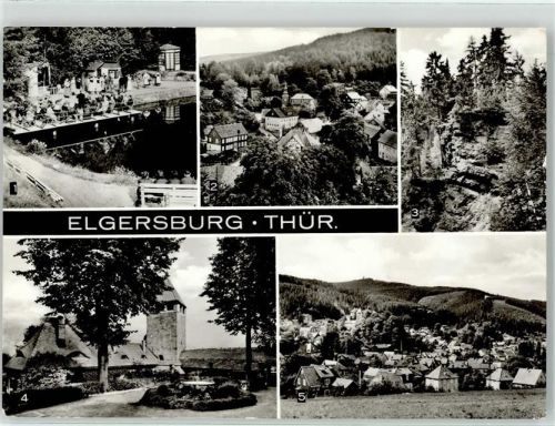 Elgersburg Freilichtbühne Körnbachtal Steigertal Goethefels FDGB Erholungsheim