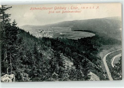 Gehlberg Blick vom Bettelmannskopf