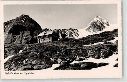 Krefelder Hütte Berghütte Hüttenstempel Ercih Eder Kitzsteinhorn
