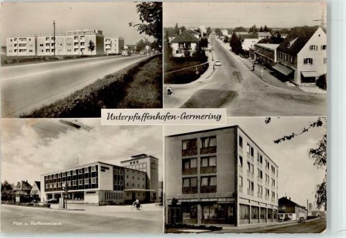 82110 W8034 Germering , Oberbay - Unterpfaffenhofen Postamt Raiffeisenbank