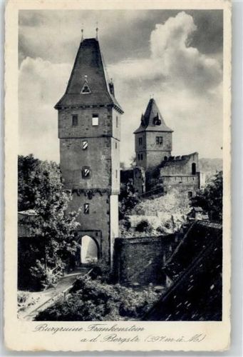 64367 W6109 Frankenstein , Burg - Burgruine Frankenstein