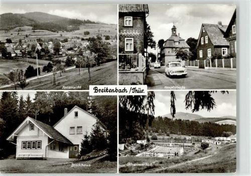 Breitenbach Hauptstraße Schwimmbad Blockhaus