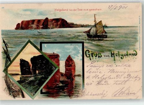 Helgoland 1901 Eris Hörn Mönch