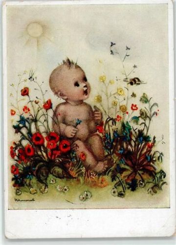 Baby Blumen sign.