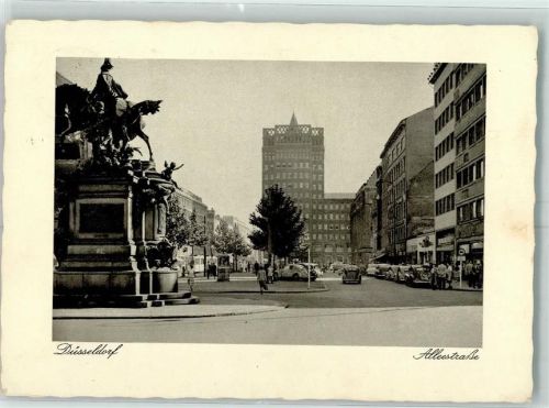 Düsseldorf Alleestraße Litfaßsäule