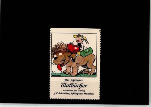 78532 W7200 Eßlingen , Baden Vignette Malbücher J. F. Schreiber