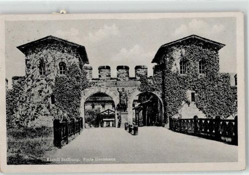61273 W6393 Saalburg , Taunus, Bahnhof - Kastell