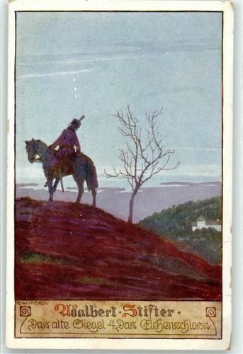 Adalbert Stifter Karte Nr. 16 Reiter Pferd Bund dt. Österreicher Linz
