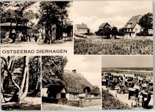 Dierhagen Bauernhaus Strand Dorfbild
