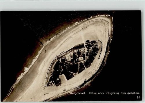 Helgoland Fliegeraufnahme Düne