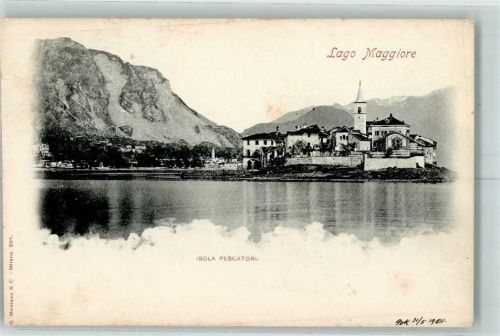 Isola dei Pescatori 1901 Lago Maggiore