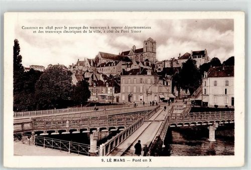 Le Mans 1940 Pont en X Kirche