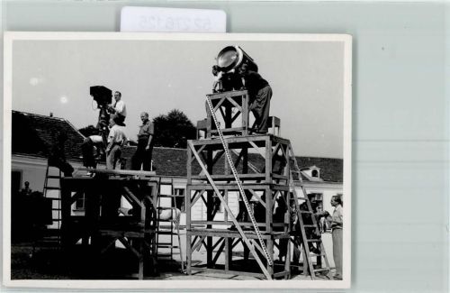 Filmcrew Beleuchtung Podest Leiter Film KEINE AK