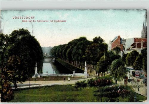 Düsseldorf Königsallee Stadtgraben
