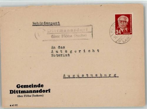 Dittmannsdorf Landpoststempel