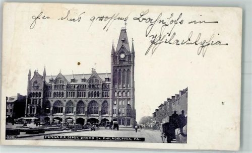 Philadelphia Pennsylvenia Railroad Broad Street Station