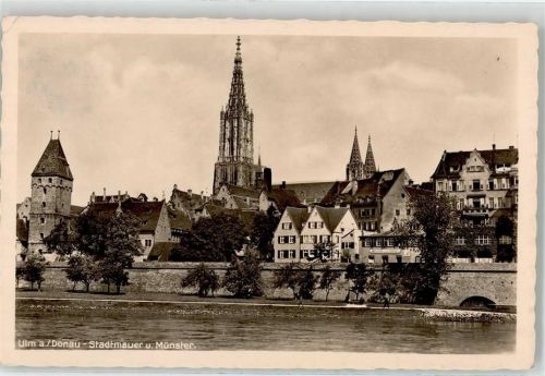 Ulm Stadtmauer Münster WK II