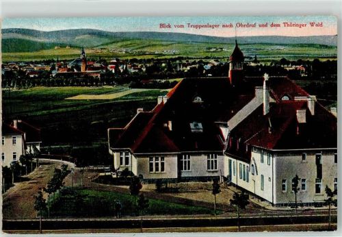Ohrdruf Blick vom Truppenlager nach Ohrdruf