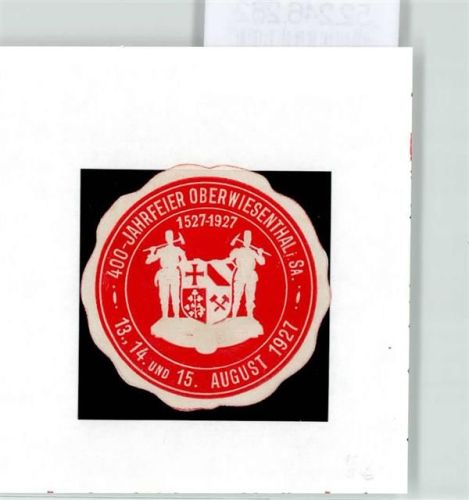 Oberwiesenthal 400 Jahre 1927 Feier