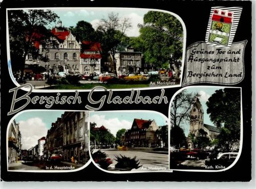 Bergisch Gladbach Hauptstraße Marktplatz Kath. Kirche